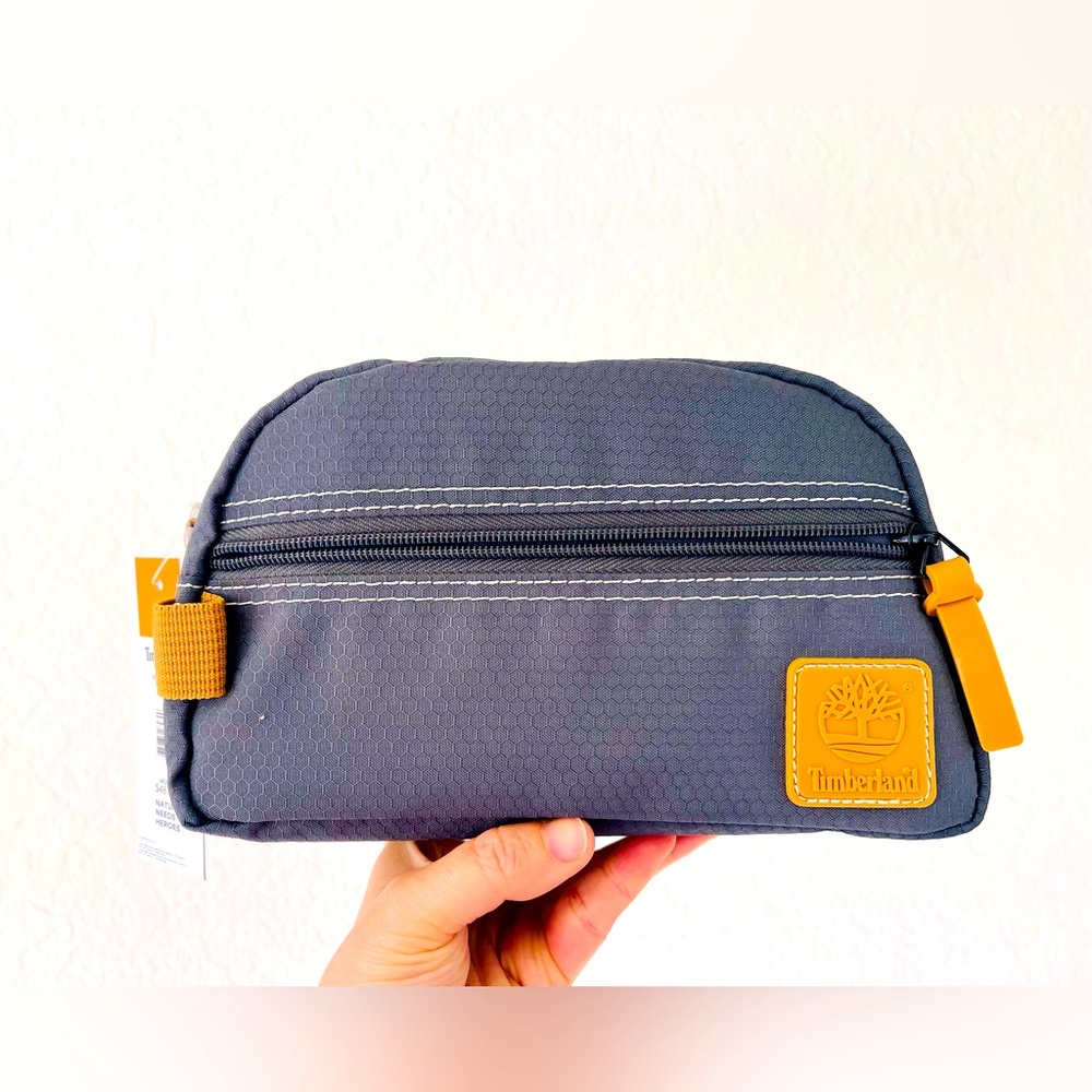 Timberland Toiletry Bag, multipurpose, grey color